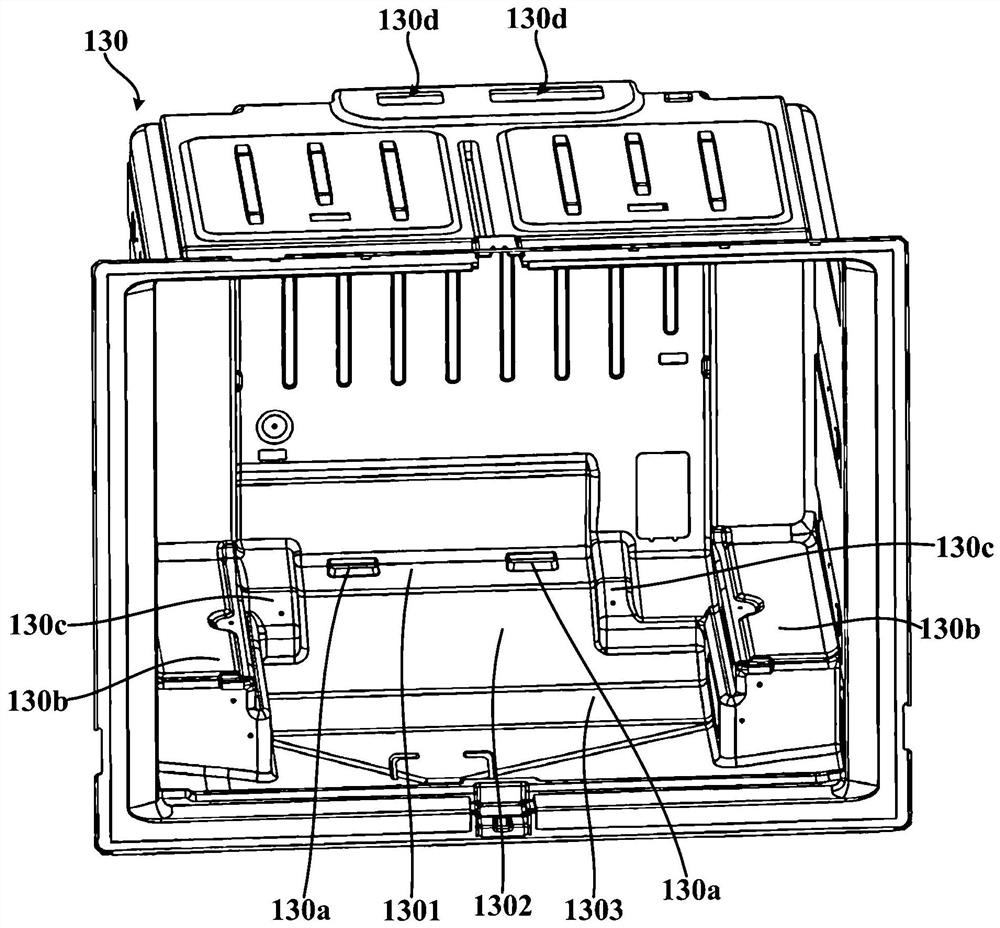 Refrigerator capable of preventing refrigerating compartment air channel from moving downwards