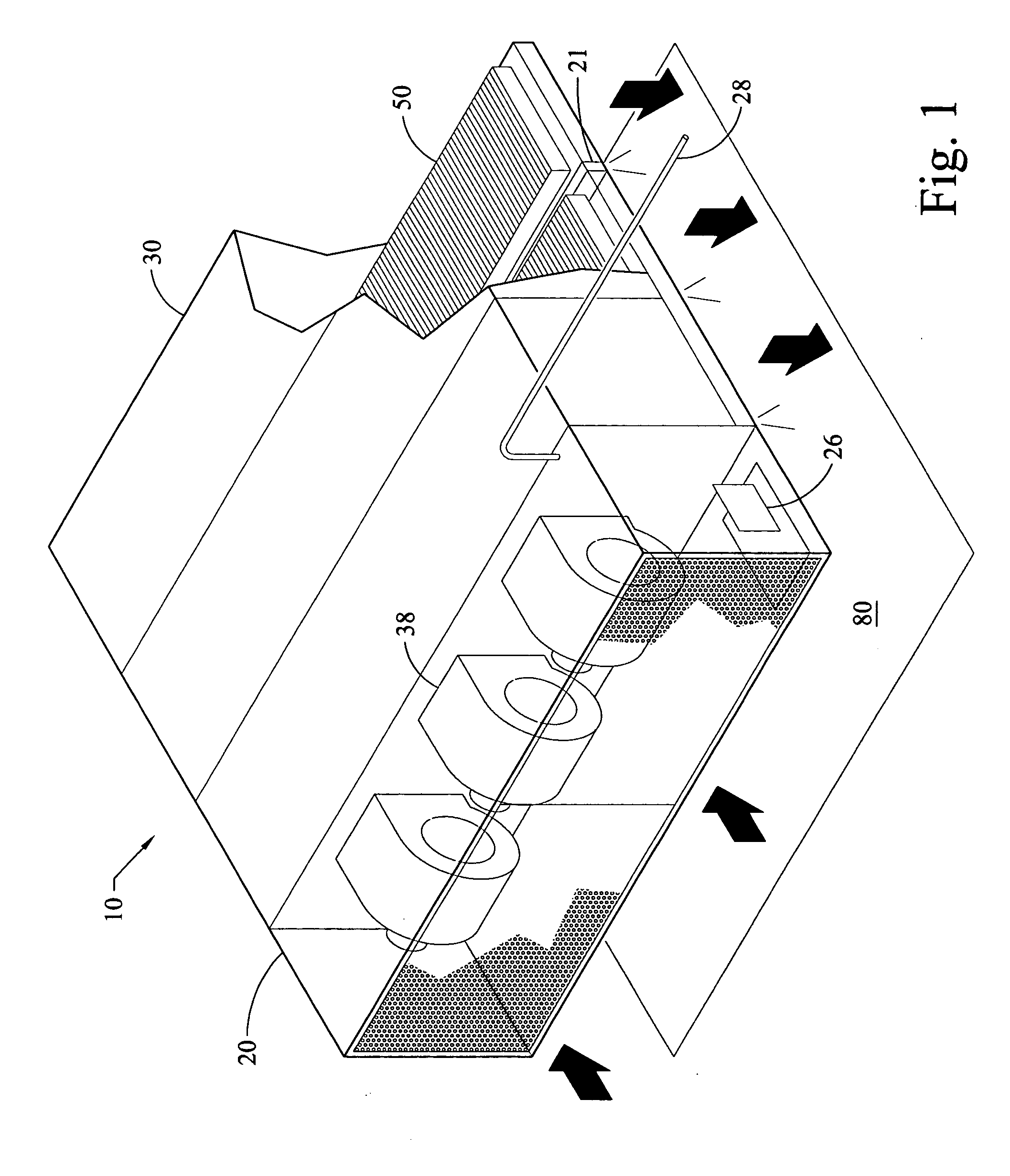 System for providing and managing a laminar flow of clean air