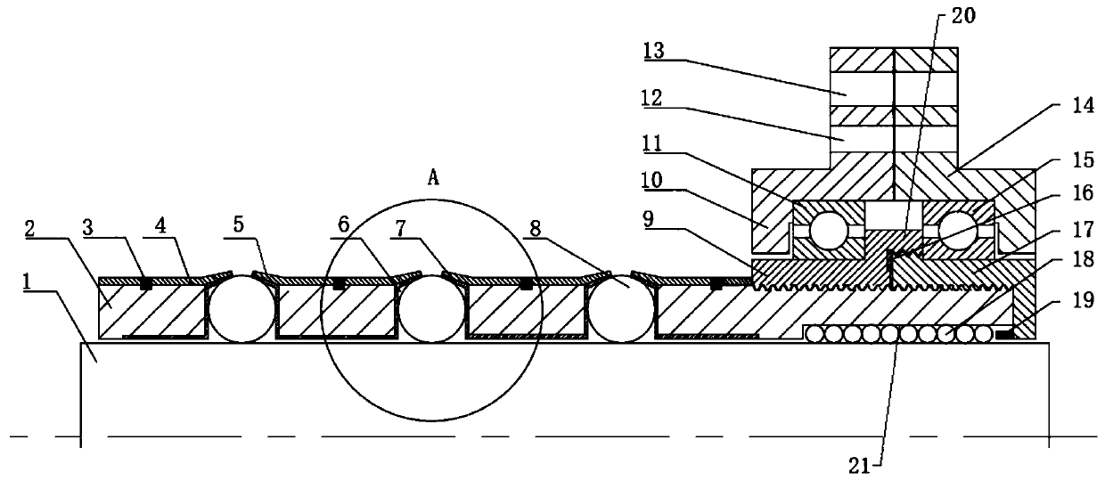 Temperature-variation-resistant low-wear self-lubricating linear bearing