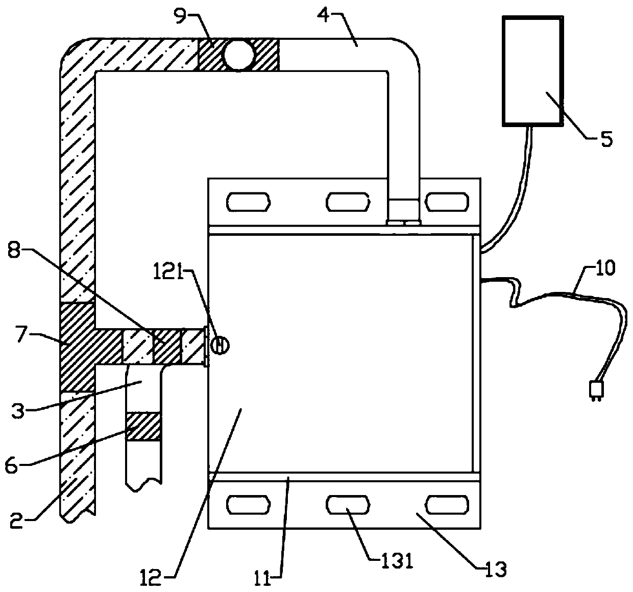 Intelligent constant-temperature system for effluent and implementation method