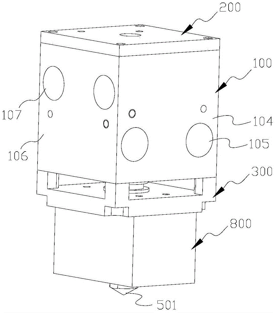 Intelligent nozzle of 3D (Three-Dimensional) printer