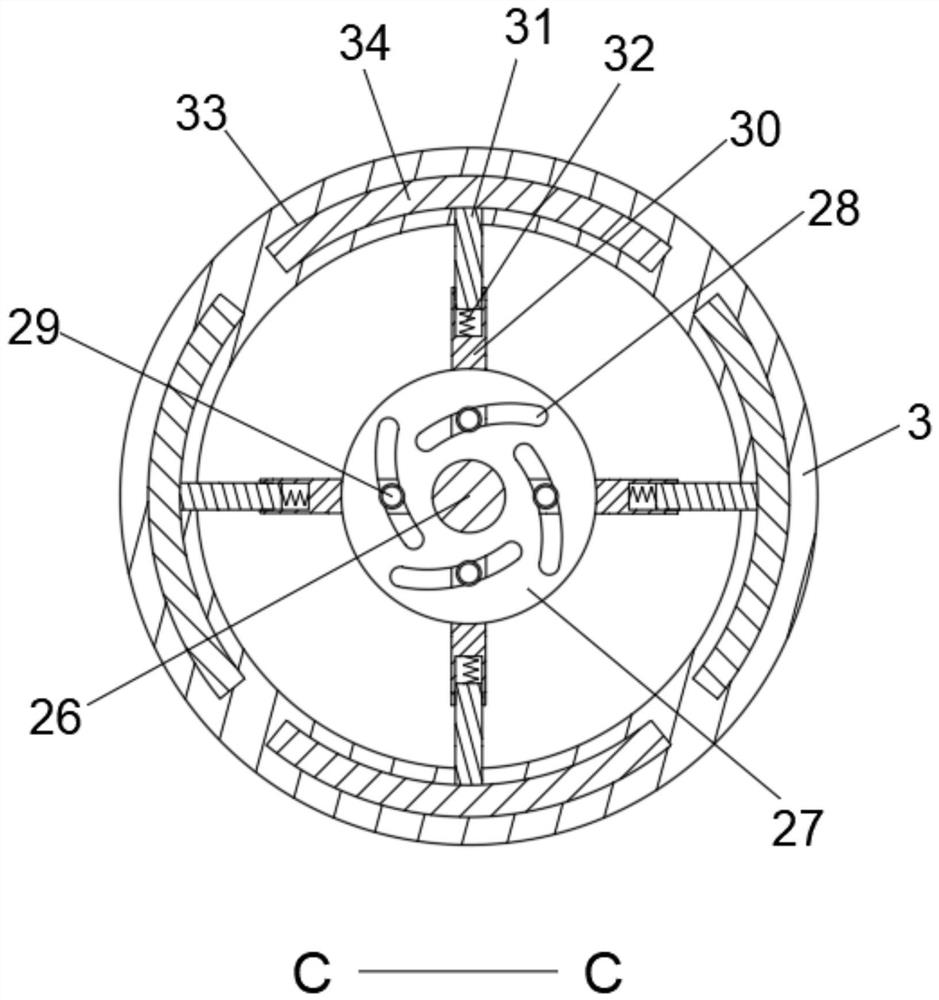 Hole plugging rod for mould