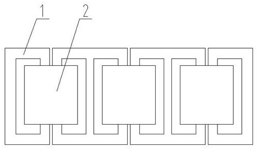 Shell type transformer with high-voltage winding being layered winding