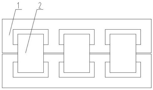 Shell type transformer with high-voltage winding being layered winding