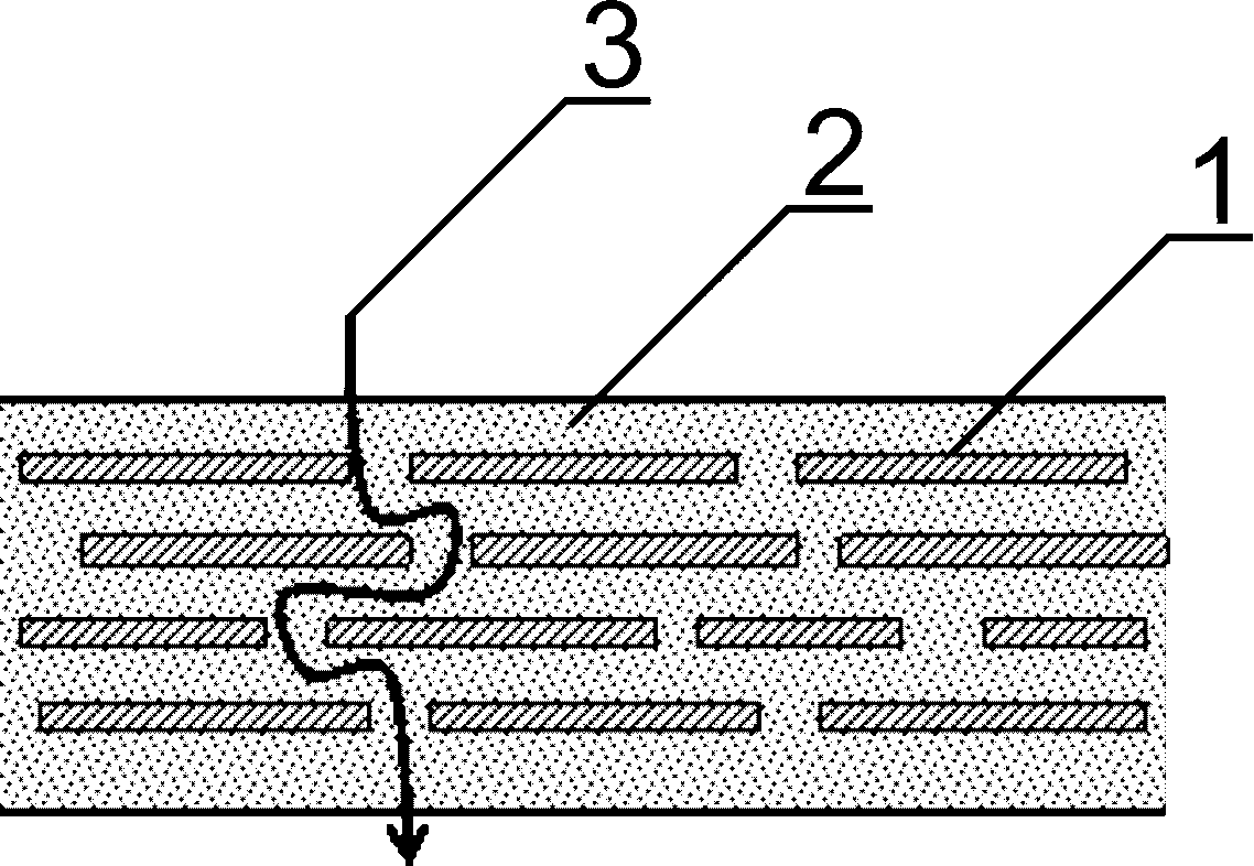 Conductive barrier polyethylene composition, its preparation method and application