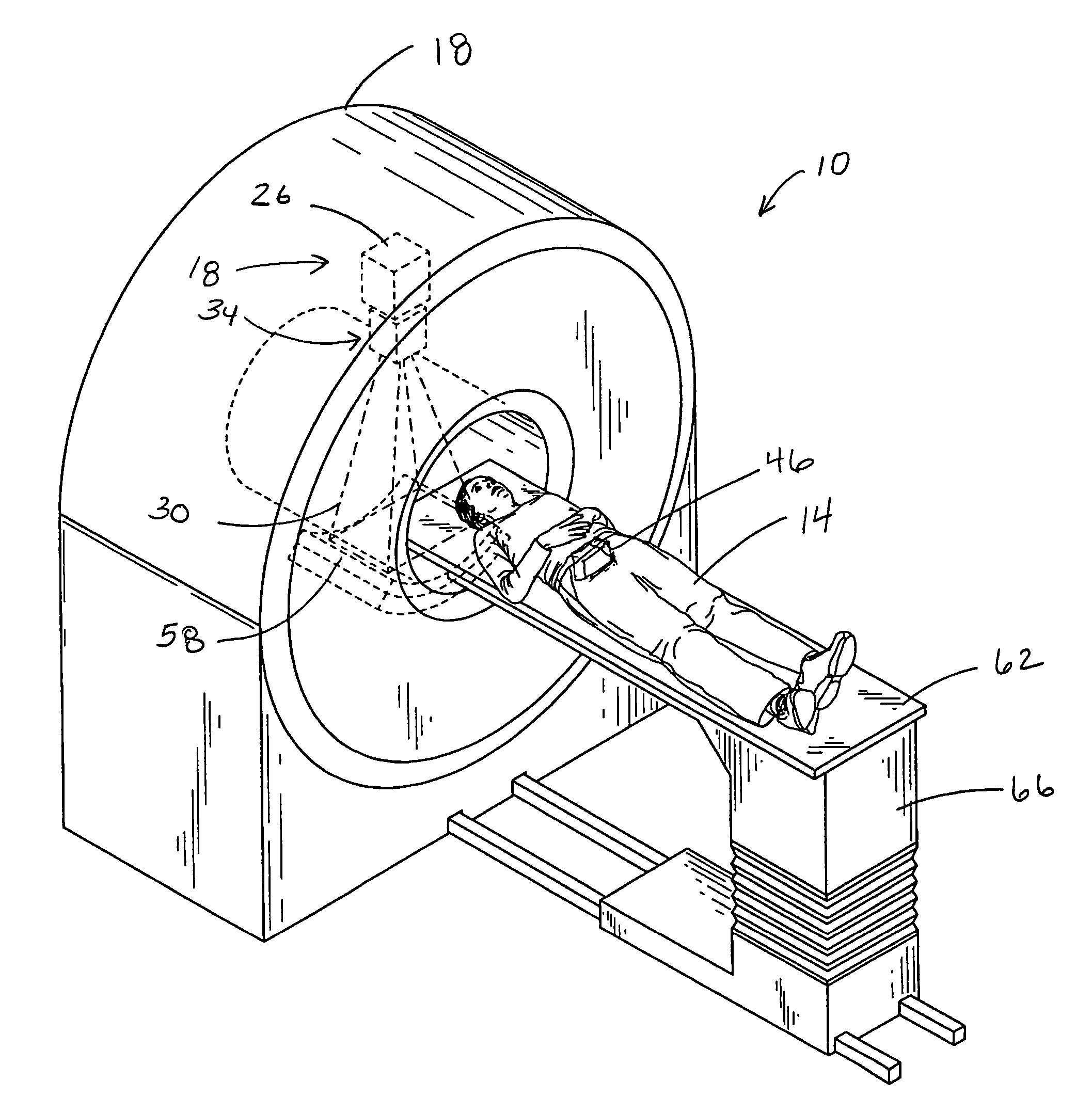 System and method of treating a patient with radiation therapy