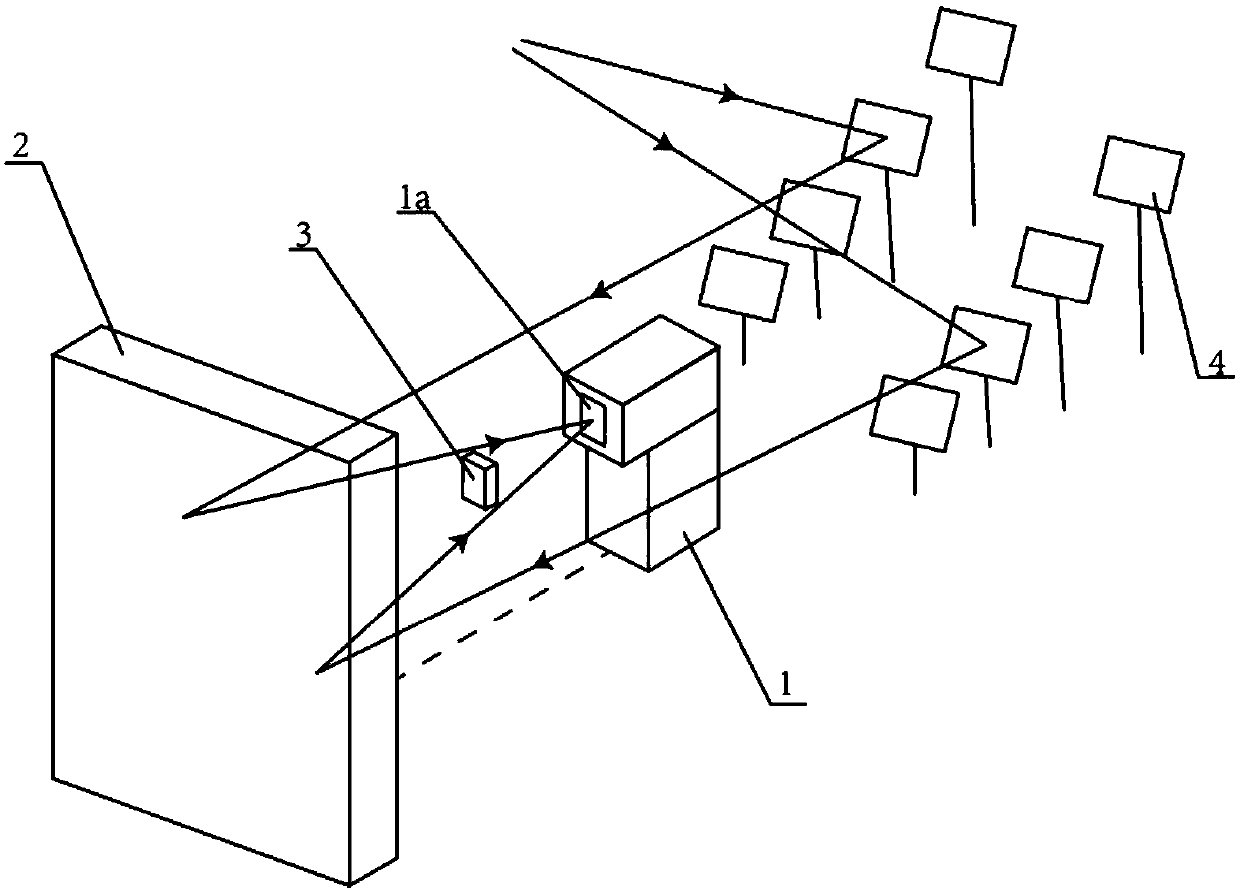 Molten salt heat absorber heat efficiency test system and test method