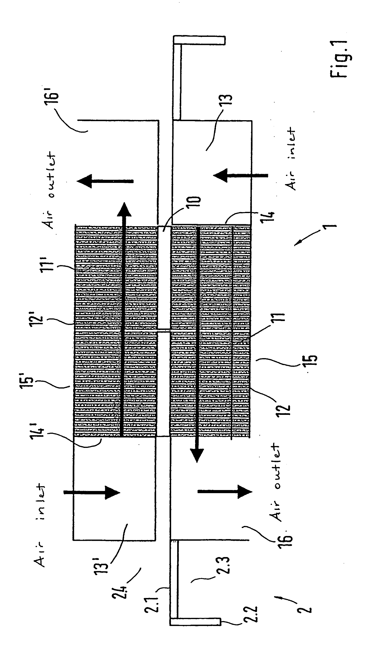 Thermoelectric tempering device
