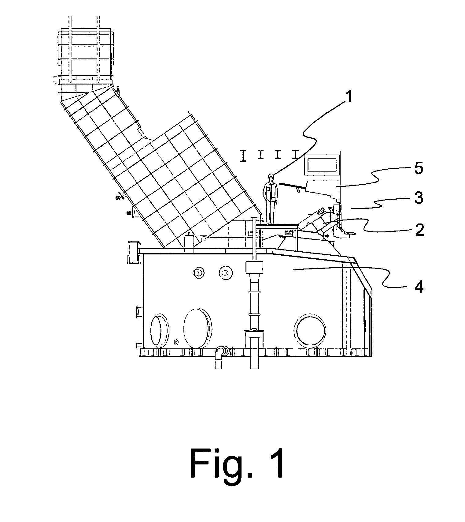 Shielding arrangement for the smelt spout area of a recovery boiler