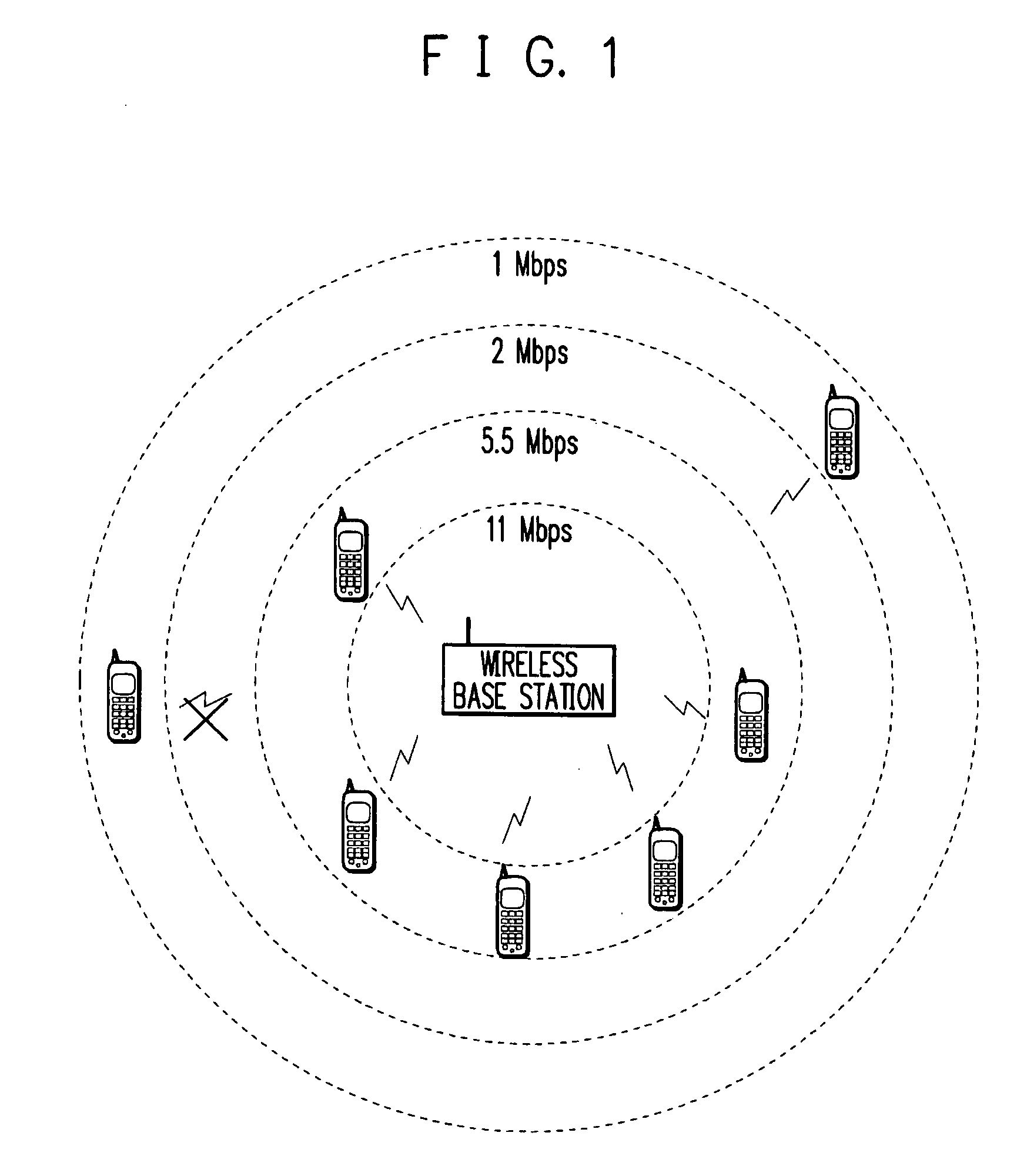 Wireless communication system, wireless communication terminal, wireless base station, method of determining number of simultaneous connections, and program for wireless communication system