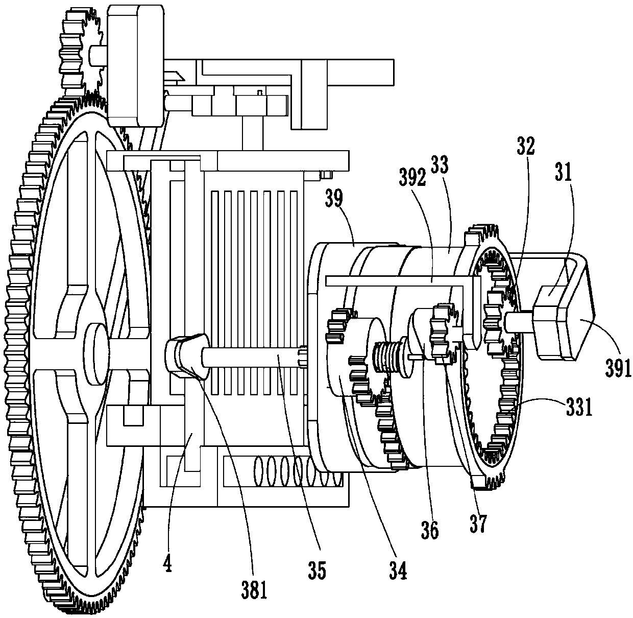 A glass substrate coating mechanism