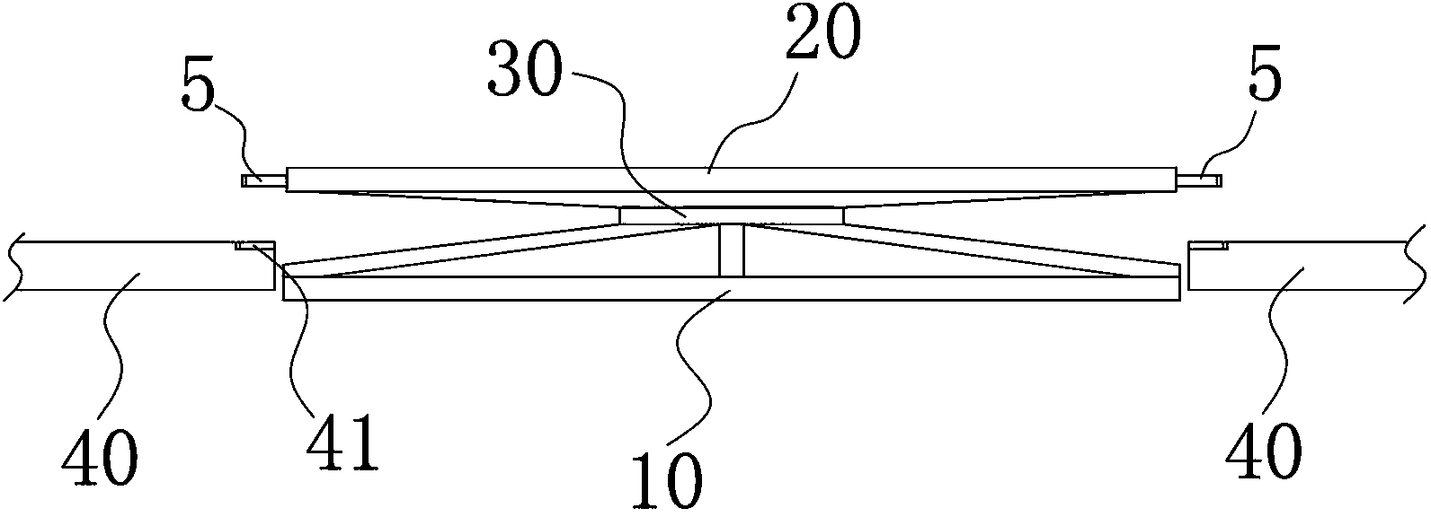 Parking and rotating platform with leveling and supporting effects