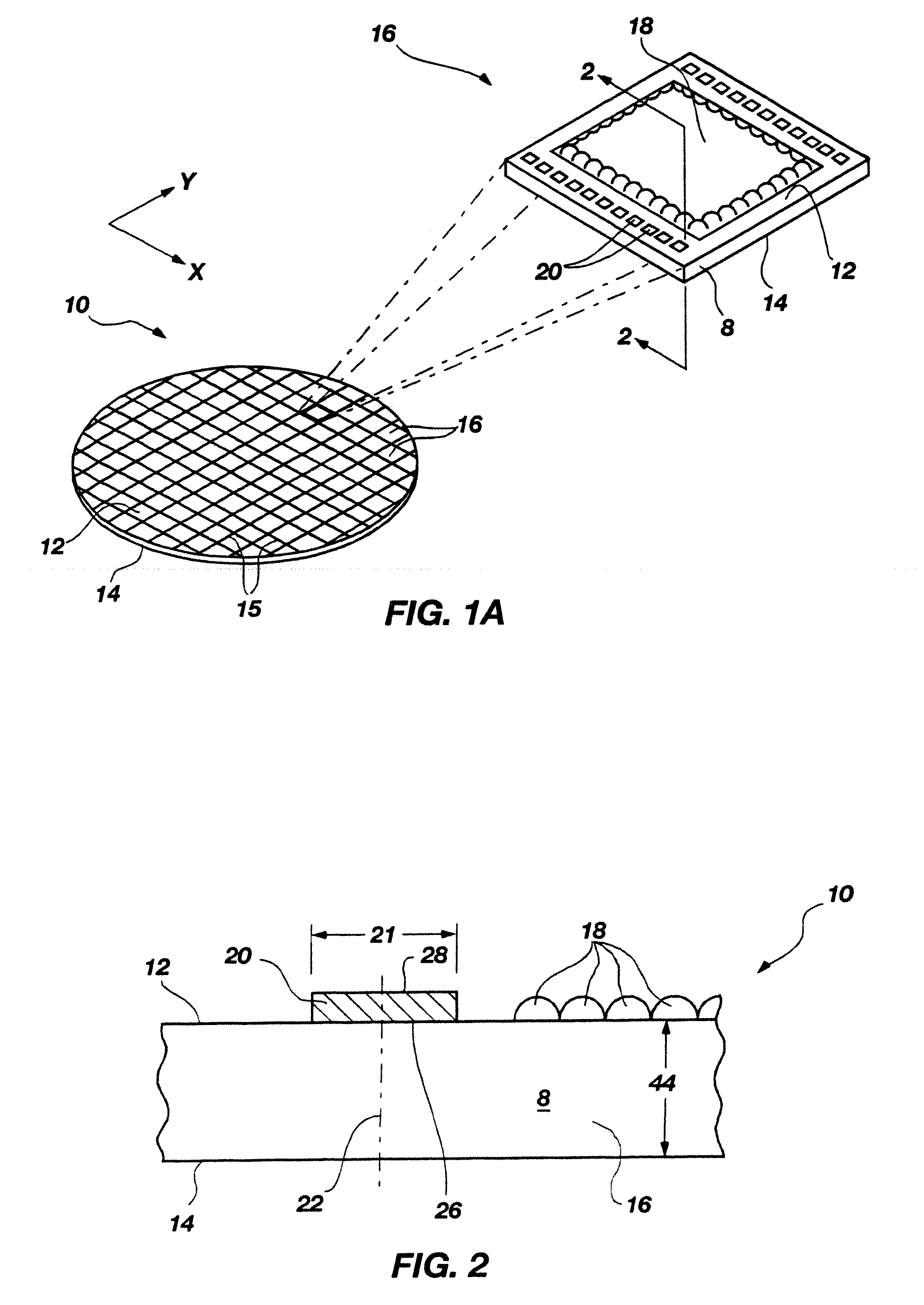 Methods of forming blind wafer interconnects, and related structures and assemblies