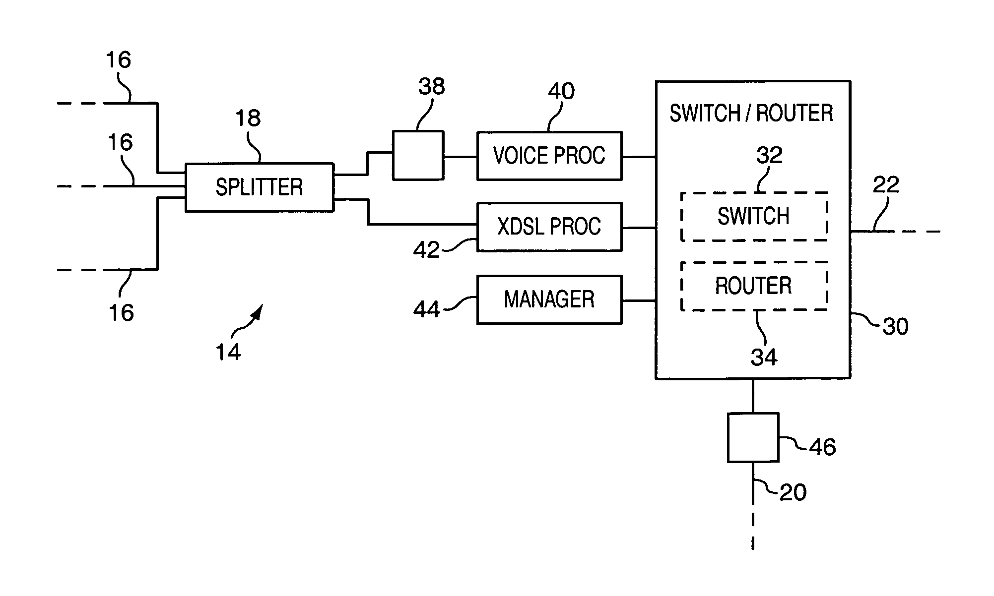 System and method for prioritizing and communicating subscriber voice and data information