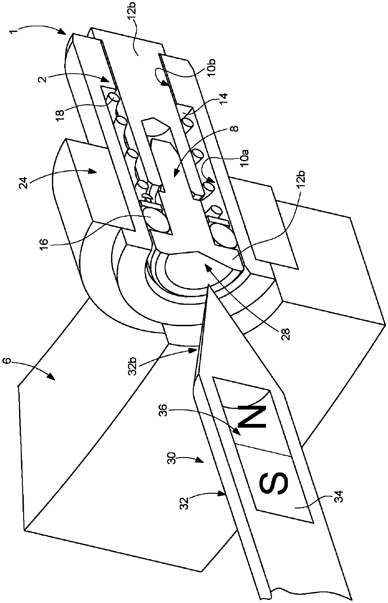 Tool for actuating corrector provided in small portable object such as timepiece