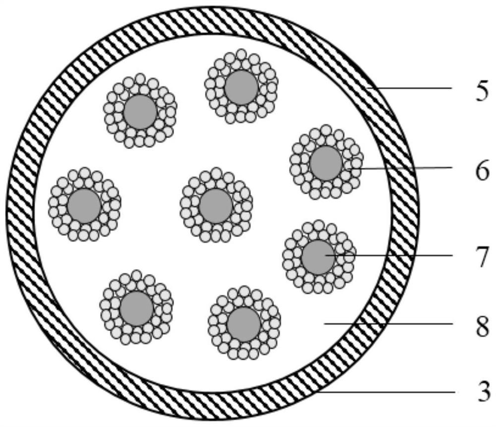 Impact-resistant and wear-resistant composite lining plate and preparation method thereof