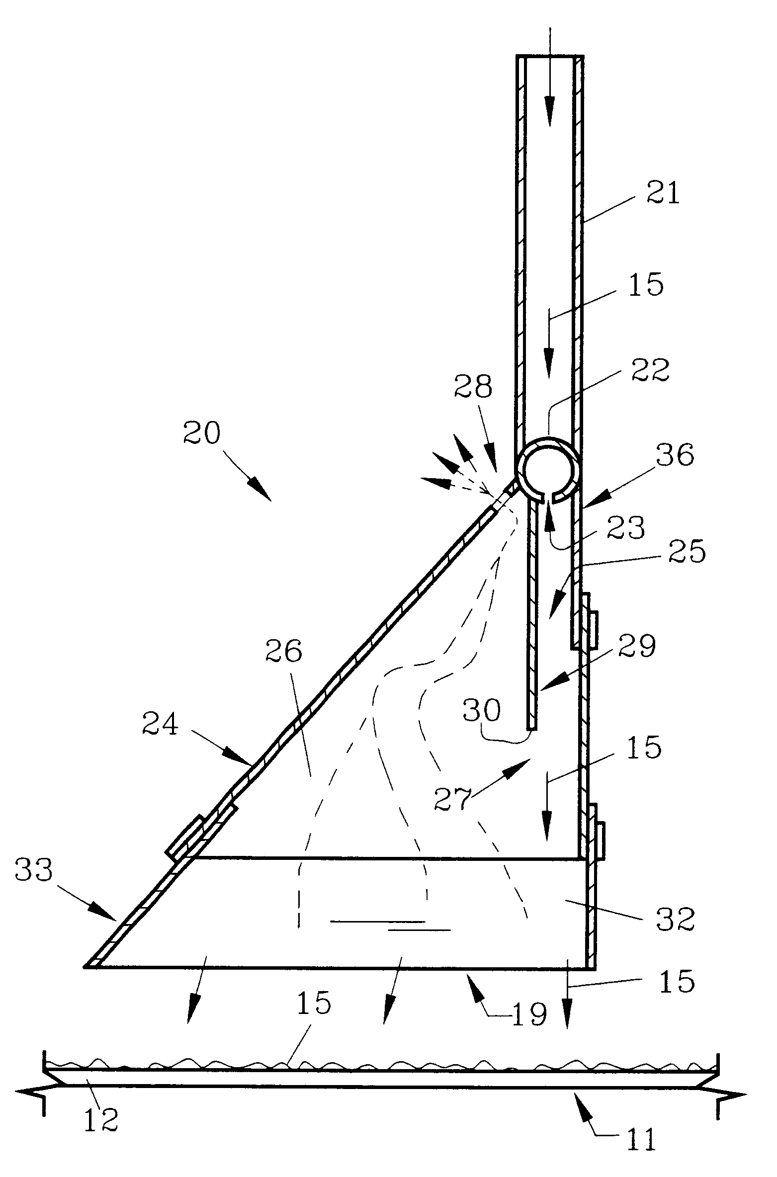 Pavement markings wetting device and method