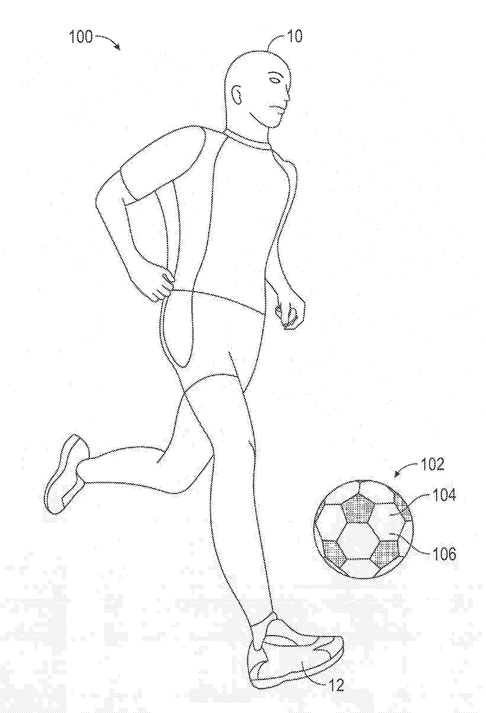 Sports ball athletic activity monitoring methods and systems