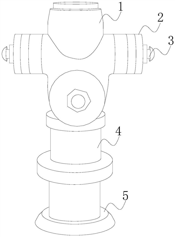 A leak-proof fire-fighting equipment that resists internal and external pressure and unloading force