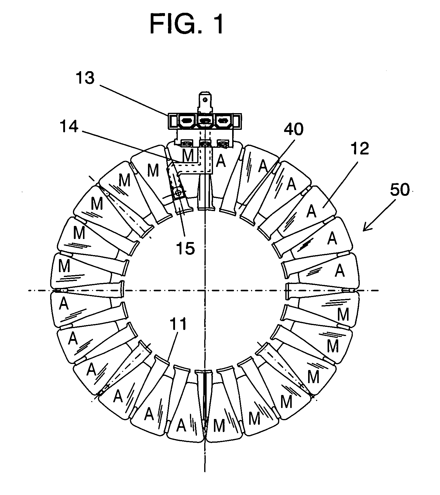 Motor having a highly reliable grounding construction and electric device having this motor mounted thereon