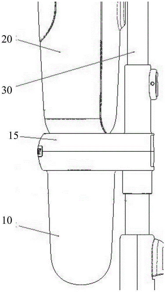 Three-stage tornado dust cup filtering system and dust collector comprising same