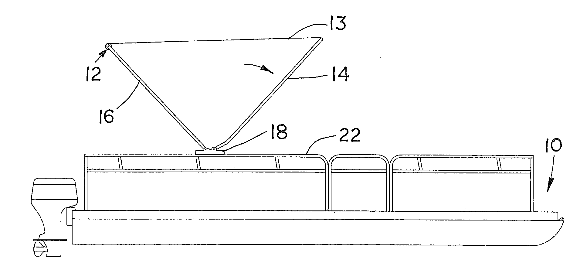 Retractable folding top assembly
