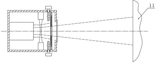 Laser ruler for surgical operation