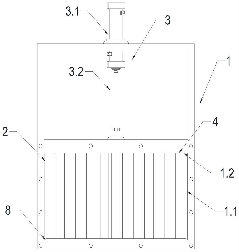 Electric slide plate gate of circulating fluidized bed boiler