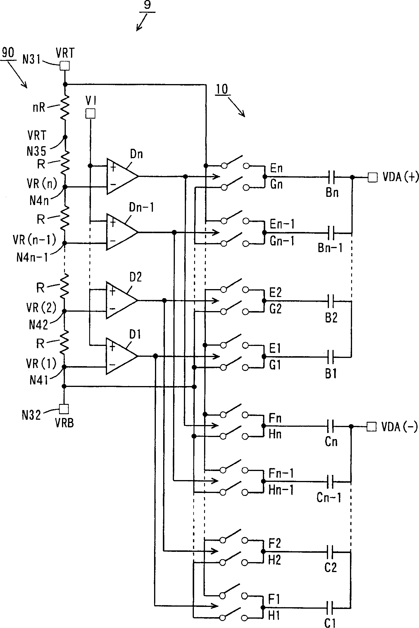 A/D converter circuit