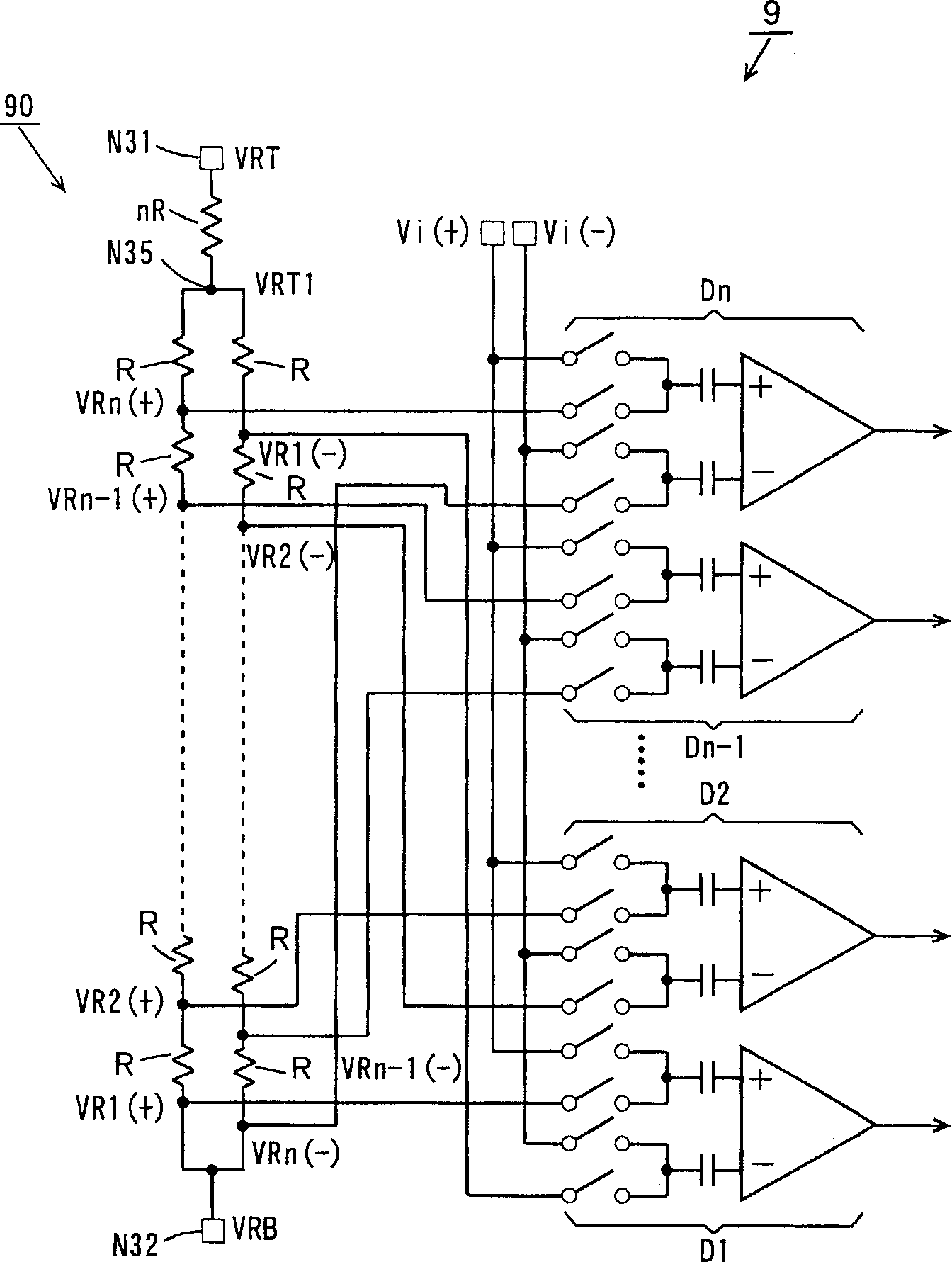 A/D converter circuit