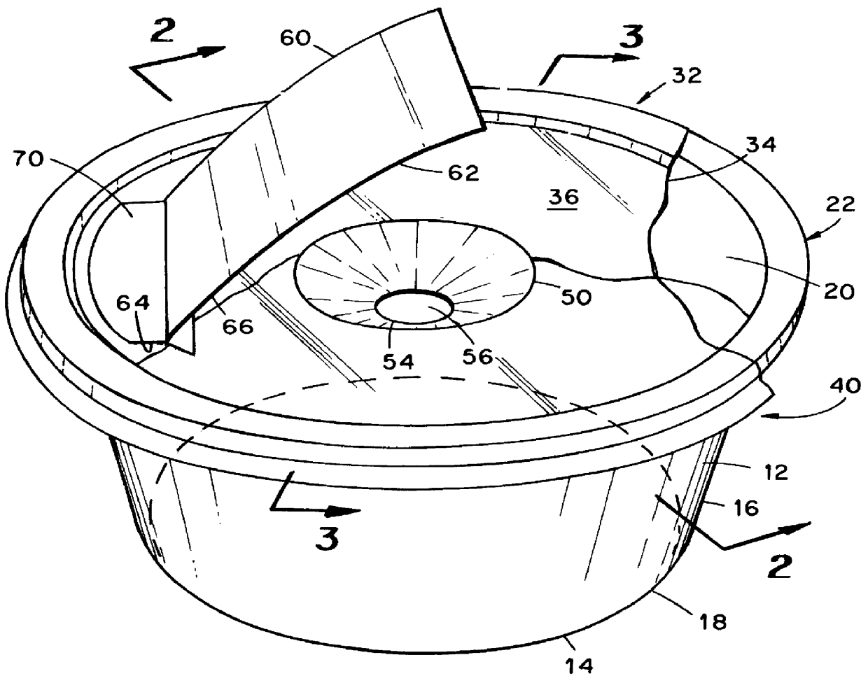 Receptacle for contaminated wastes