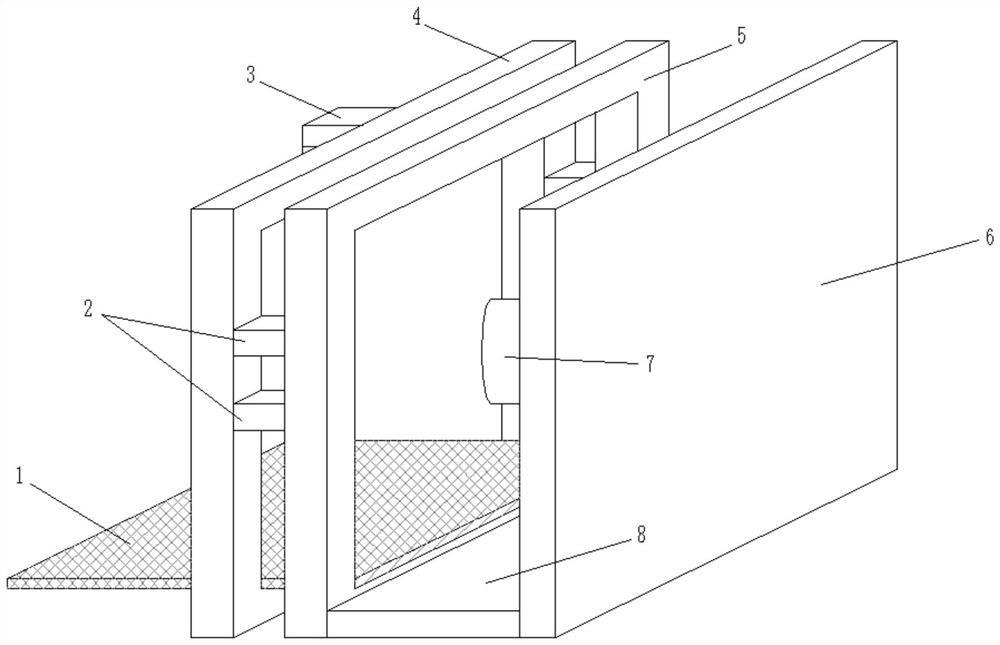 A vertical wall brick installation for building construction