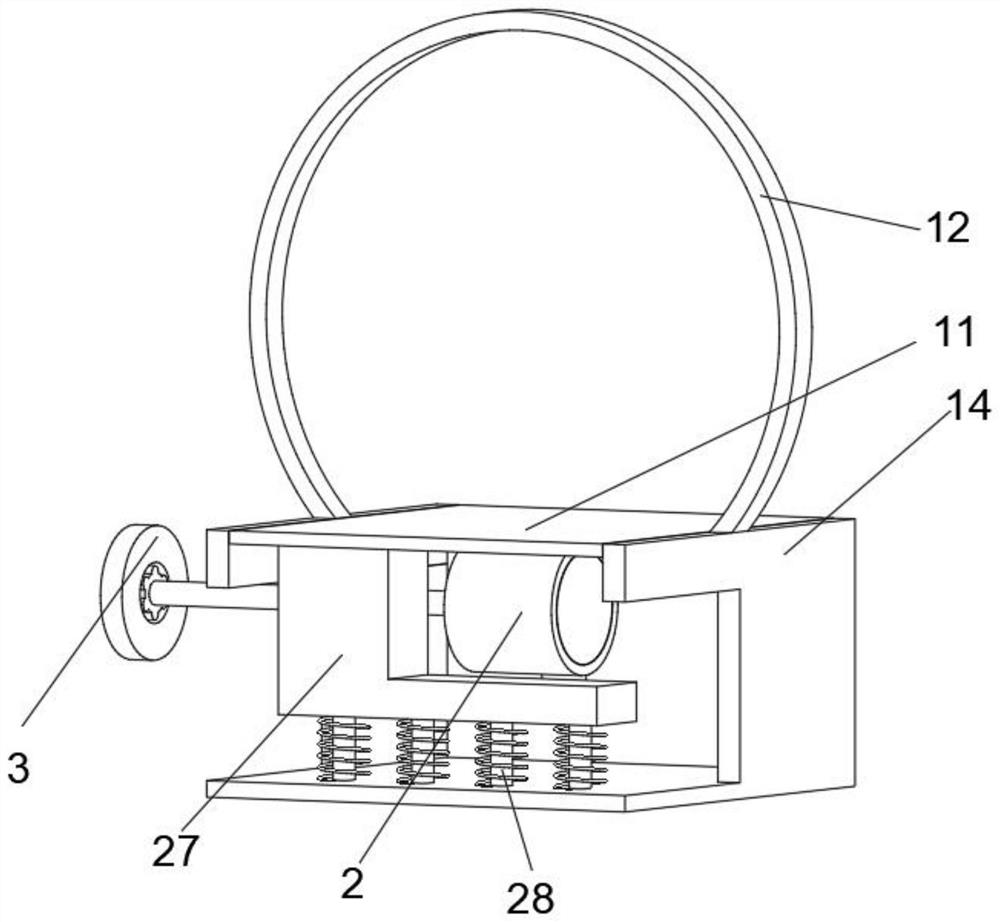 Cooling and ventilating device for processing based on rainwater recycling