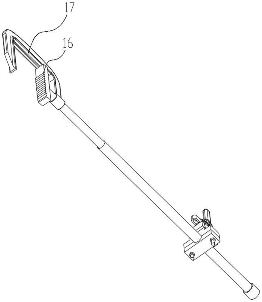 Locking device for drainage cable