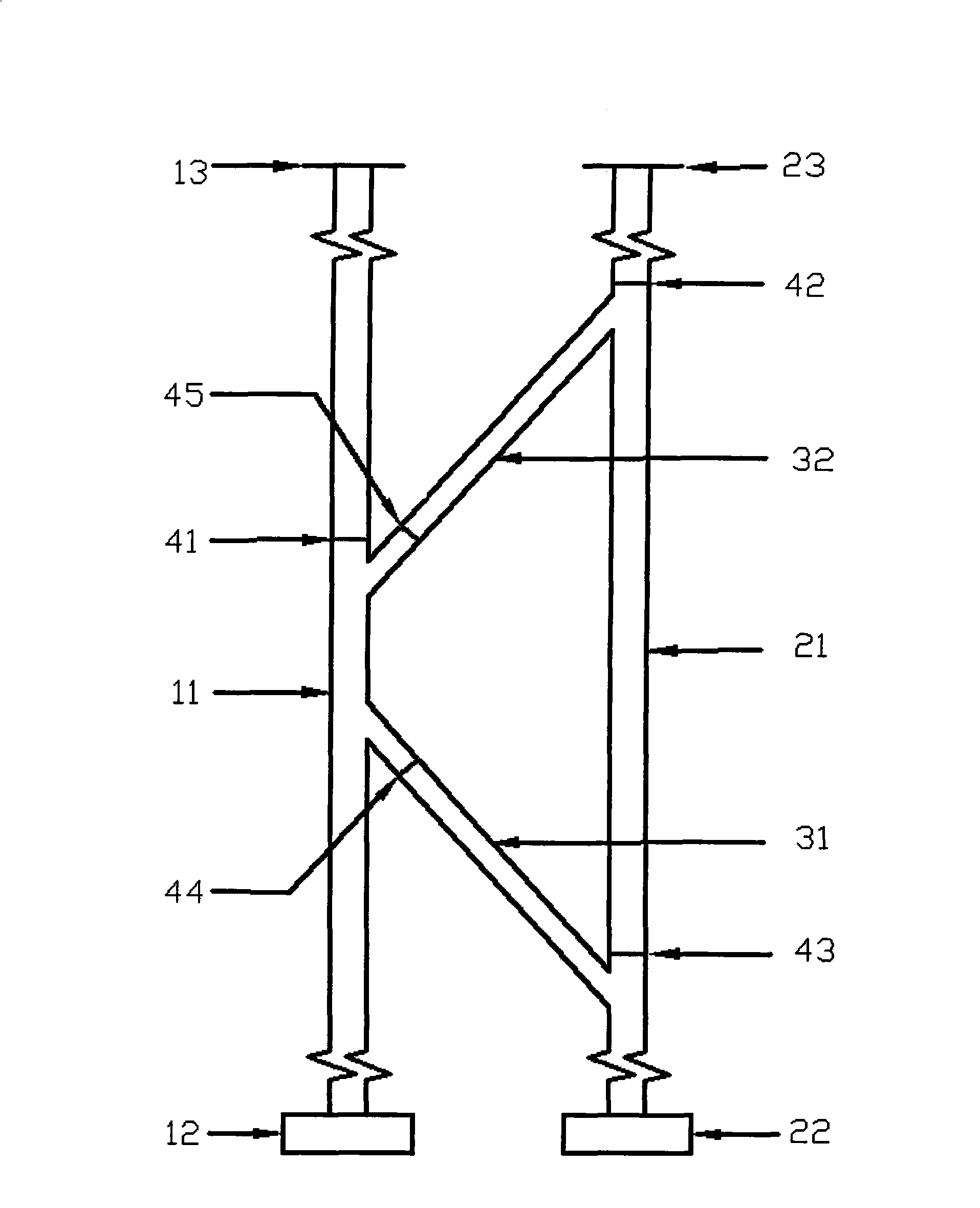 Tunnel ventilation communication system and its wind power distribution and regulating method