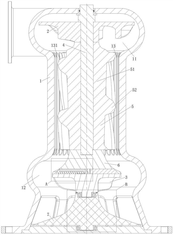 Submersible sewage pump