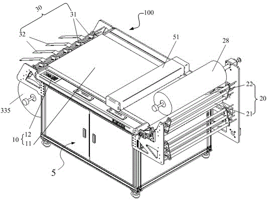 Adhesive film feeding mechanism