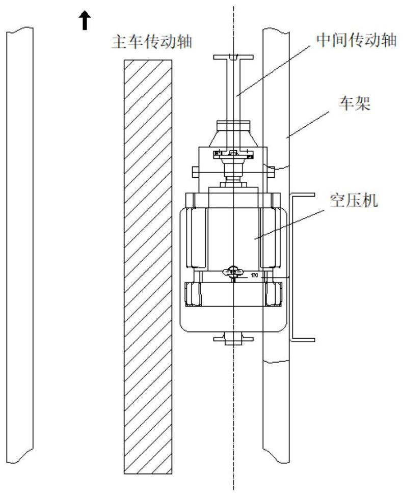 High-universality vehicle-mounted screw air compressor head assembly