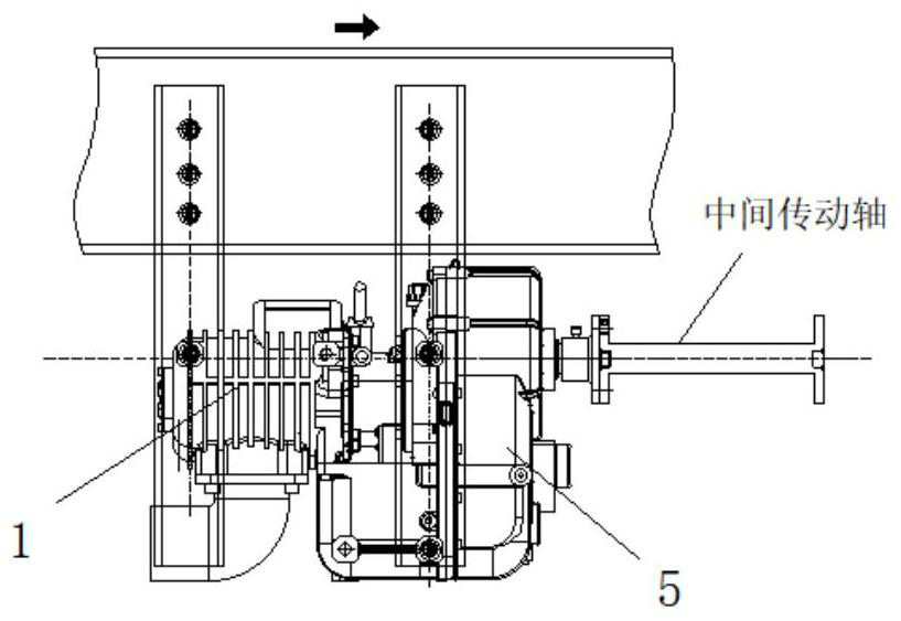 High-universality vehicle-mounted screw air compressor head assembly