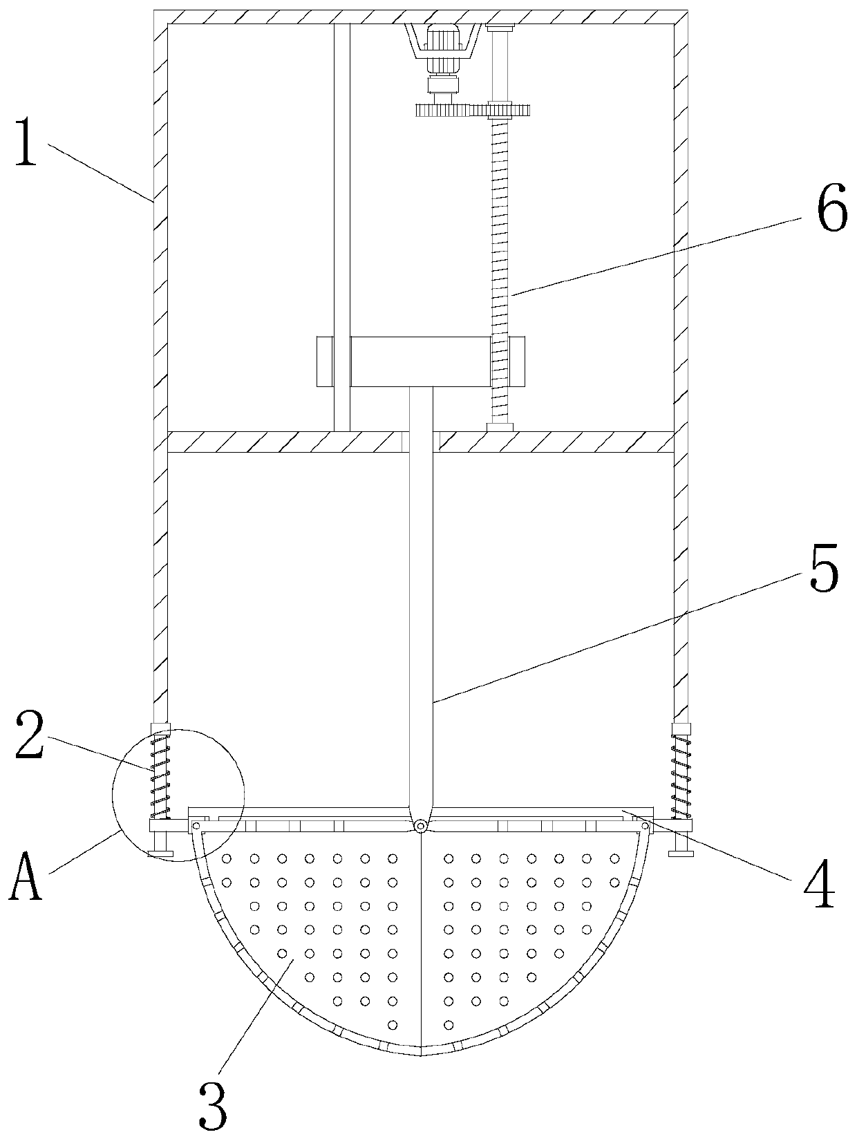 Zinc slag dredging equipment