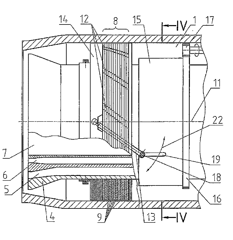 Swirl setting apparatus for a burner