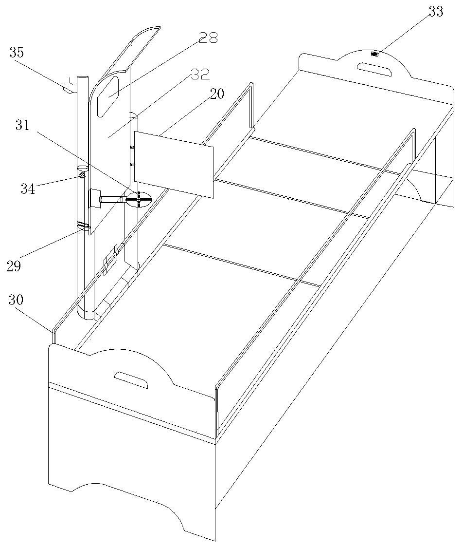 Electronic mechanical nursing bed capable of providing remote intelligent nursing service