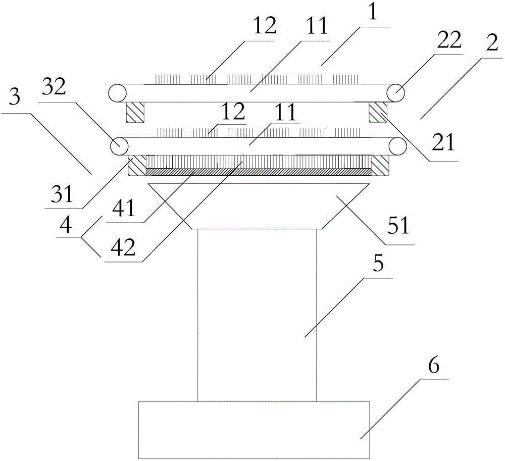 Self-cleaning comb box needle plate