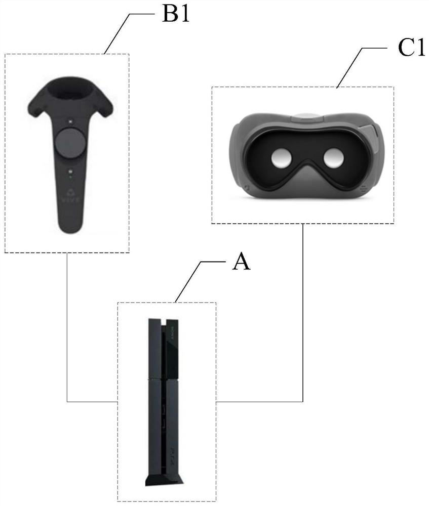 Image display method and device based on virtual reality vr equipment