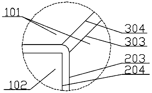 High-strength and recyclable tobacco strip honeycomb box