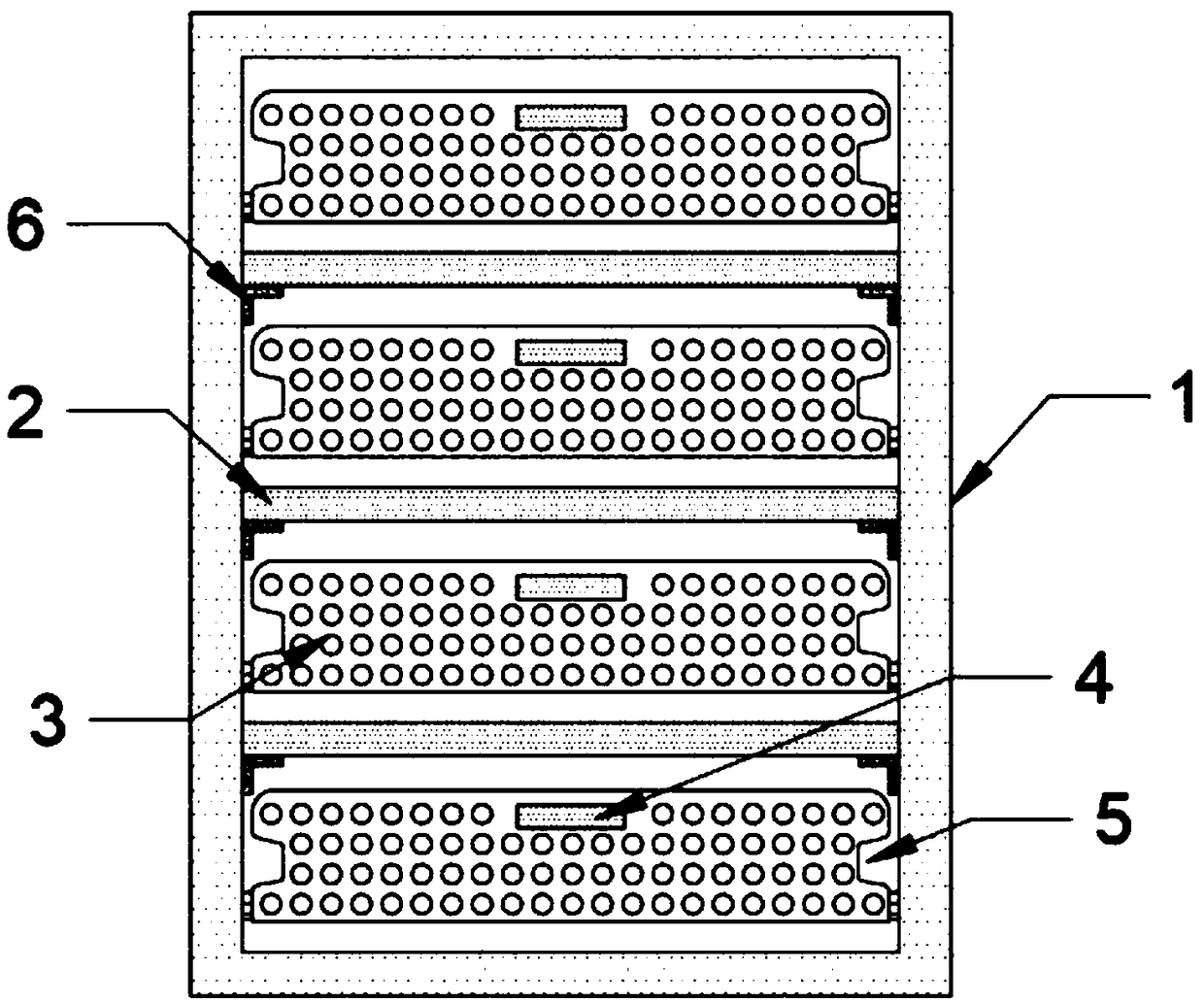 Machine cabinet for intelligent logistics transportation computer network server