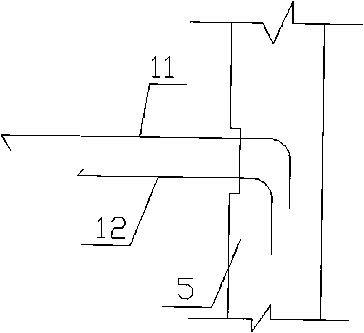 Stair connection joint device