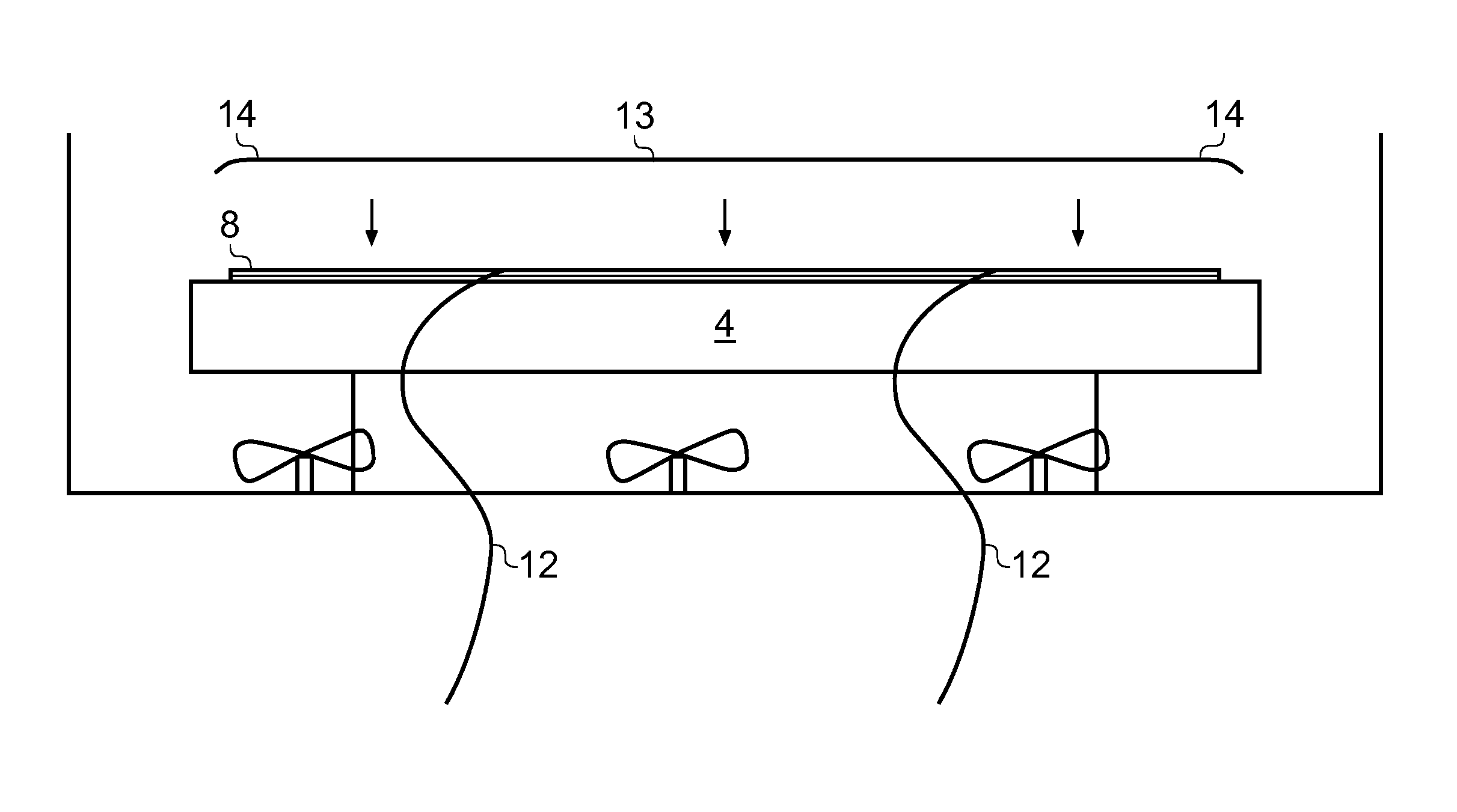 Method and apparatus for curing a thermosetting material