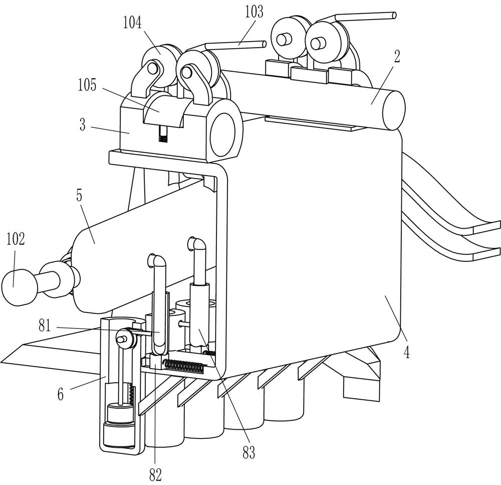 A kind of knocking equipment for indoor floor tiles