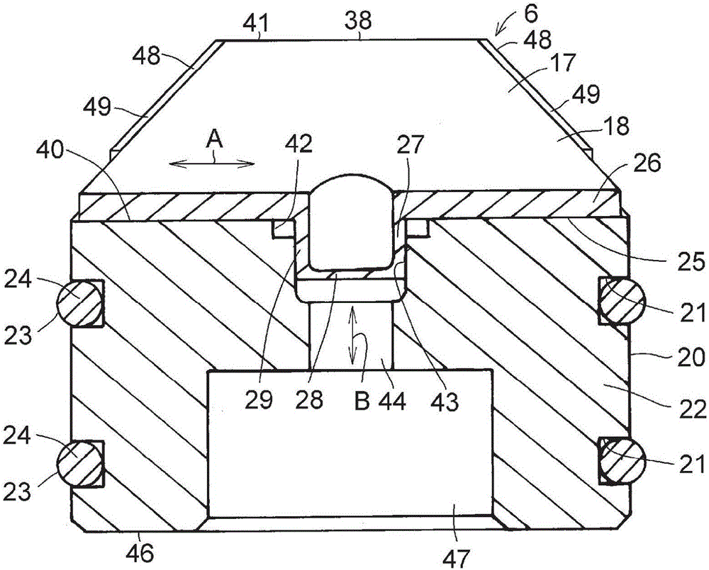 Rack guide and rack-and-pinion steering device provided with same rack guide